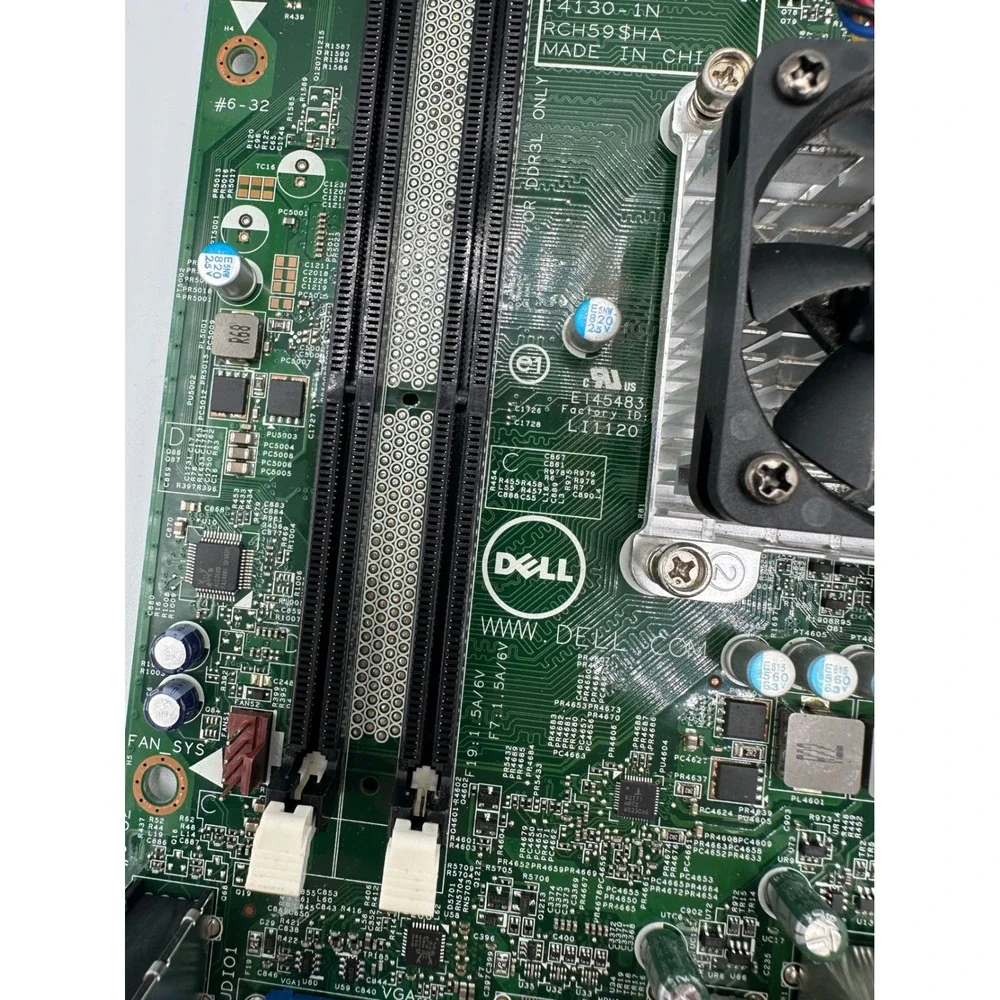 Dell Motherboard Inspiron 3650 RCH59 Green Good DDR3L LGA1151 HDMI VGA USB 3.0